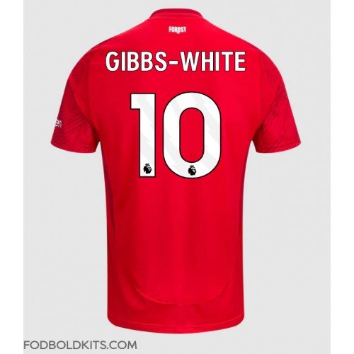 Nottingham Forest Morgan Gibbs-White #10 Hjemmebanetrøje 2024-25 Kortærmet